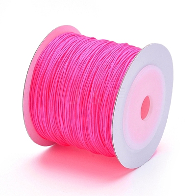 Nylon Braided Cord for Woven Jewelry Making Macrame Craft NWIR-D055-0.6mm-19-1