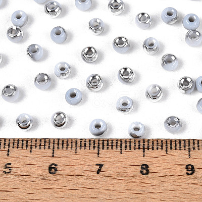6/0 Half Plated Glass Beads SEED-N008-04E-1