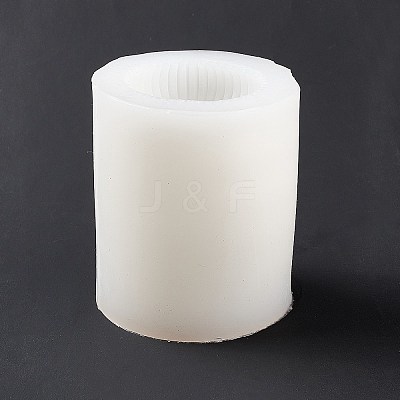 DIY Grooved Striped Pillar Candle Silicone Molds LS-SIMO-P001-01D-1