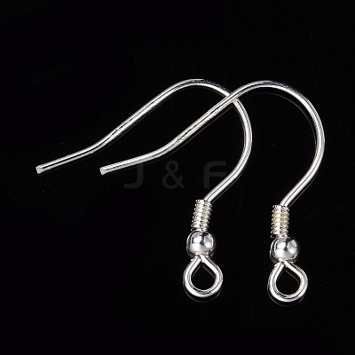 Sterling Silver Earring Hooks X-STER-M031-02S-1