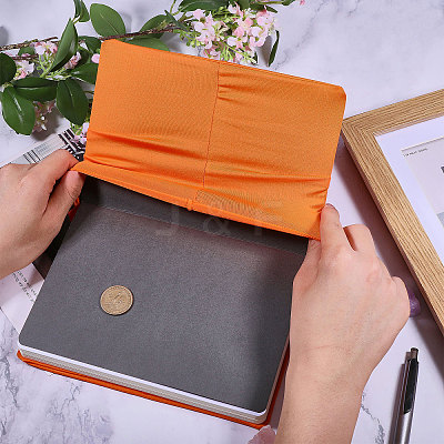 Elastic Cloth Book Cover AJEW-WH0696-009B-1