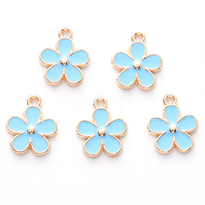 Alloy Enamel Charms ENAM-R059-02-M-RS-1