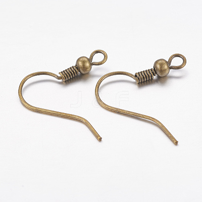Brass Earring Hooks X-KK-S075-AB-NF-1