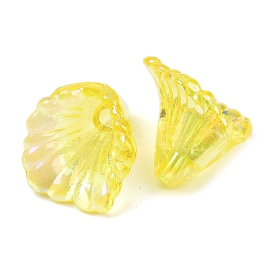Transparent Acrylic Bead Caps OACR-G054-03E-1