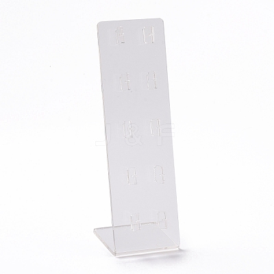Transparent Acrylic Earrings Display Stands EDIS-G014-05-1
