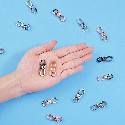 Alloy Swivel Clasps PALLOY-SZ0001-08-1