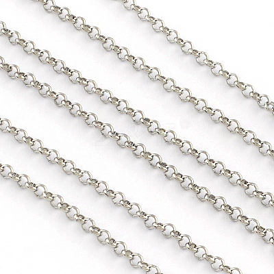 Tarnish Resistant 304 Stainless Steel Rolo Chains CHS-R008-29-1