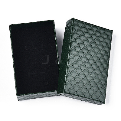 Rhombus Textured Cardboard Jewelry Boxes CBOX-T006-02C-1