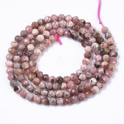 Natural Argentina Rhodochrosite Beads Strands G-R462-031-1