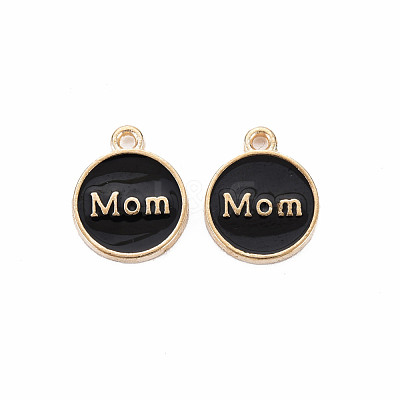 Mother's Day Alloy Enamel Charms ENAM-T016-11B-RS-1