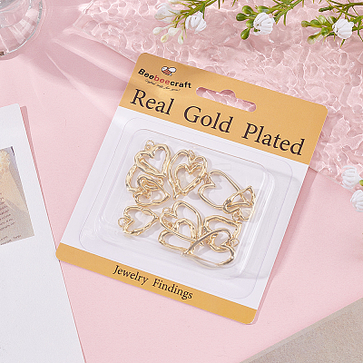 12Pcs 3 Styles Rack Plating Brass Pendants KK-BBC0024-11-1