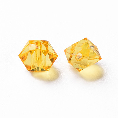 Transparent Acrylic Beads TACR-S154-15B-81-1
