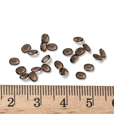 Faceted Natural Smoky Quartz Cabochons G-I295-05C-16B-08-1