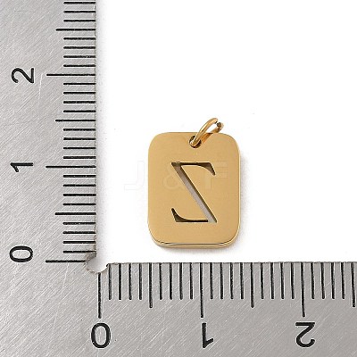 304 Stainless Steel Charms STAS-R001-01G-Z-1