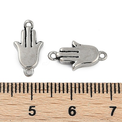 304 Stainless Steel Connector Charms STAS-F310-24AS-1