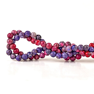 2 Strands 2 Colors Natural American Turquoise Beads Strands G-SZ0001-34A-1