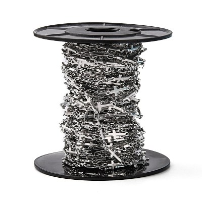 Tarnish Resistant 304 Stainless Steel Link Chains CHS-K001-68-1