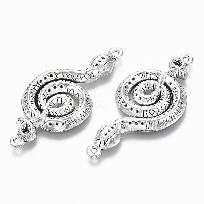 Tibetan Style Alloy Big Connector Pendants TIBEP-Q088-003AS-RS-1