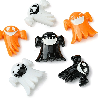 6Pcs 6 Styles Halloween Opaque Resin Decoden Cabochons CRES-FS0001-67-1