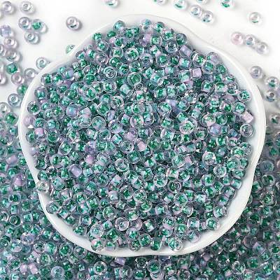 Transparent Inside Colours Glass Seed Beads X1-SEED-A032-04H-1