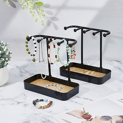 Plastic Earring Display Stands EDIS-WH0016-063A-1