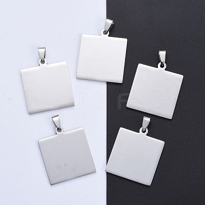 Tarnish Resistant 304 Stainless Steel Pendants STAS-I140-27S-1