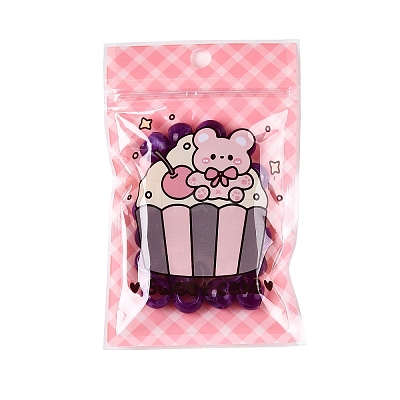 Rectangle Plastic Packaging Resealable Bags LS-X1-OPP-T003-01B-1