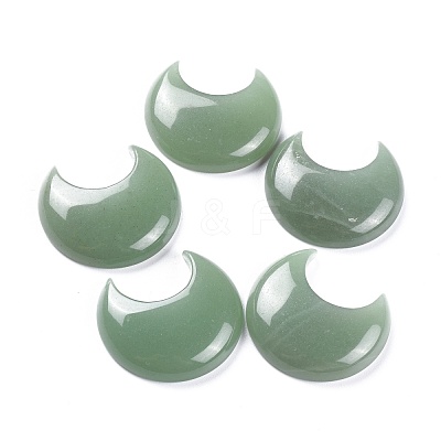 Natural Green Aventurine Cabochons G-P440-A05-1