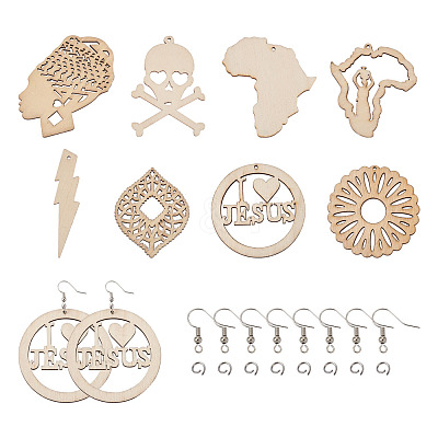 DIY Earring Making Kits DIY-TA0008-82-1