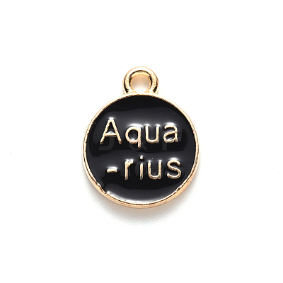 Alloy Enamel Pendants X-ENAM-S124-01A-08J-1