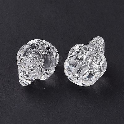 Transparent Acrylic Beads X-OACR-P013-01-1