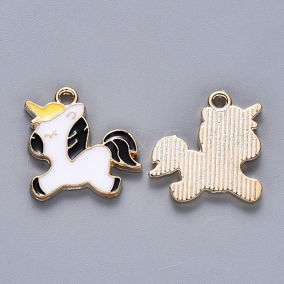 Alloy Enamel Pendants ENAM-N054-013C-1