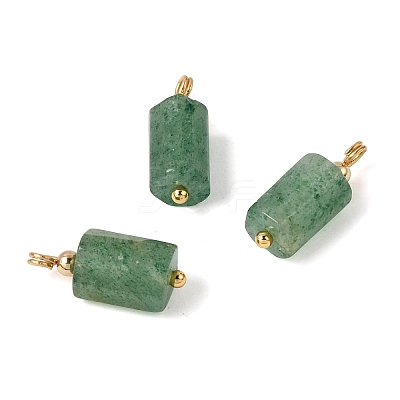 Natural Green Strawberry Quartz Pendants GG-CBACE45-02G-03-1