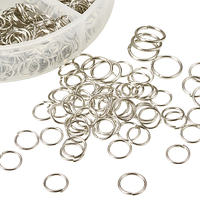 Iron Jump Rings Jewelry Basics Metal Findings Mixed Size IFIN-PH0001-06P-NF-1