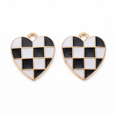 Alloy Enamel Pendants X-ENAM-S121-176D-RS-1