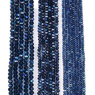 Electroplate Glass Beads Strands EGLA-A044-T8mm-L12-1