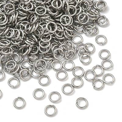 Tarnish Resistant 304 Stainless Steel Open Jump Rings STAS-E067-07-6mm-1