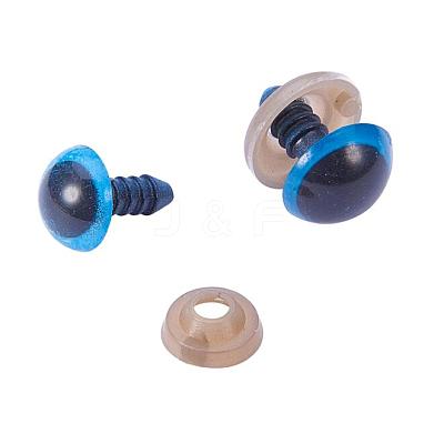 Craft Plastic Doll Eyes DIY-WH0015-8mm-A02-1
