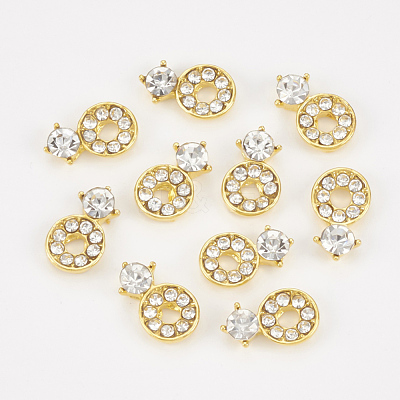 Alloy Rhinestone Cabochons MRMJ-T013-05B-1