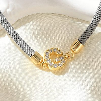 Adjustable Nylon Cord Bracelets BJEW-C096-01G-07-1