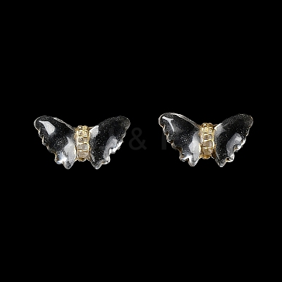 Plating Transparent Acrylic Beads LS-OACR-G016-12-1