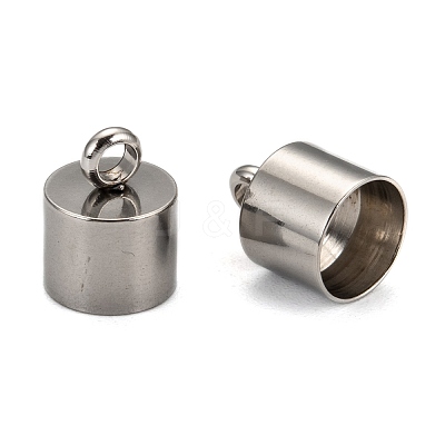 Tarnish Resistant 304 Stainless Steel Cord Ends STAS-K004-9mm-01-1