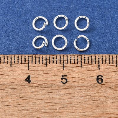 Brass Open Jump Rings KK-G604-08S-16-1
