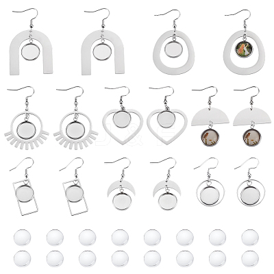 316 Surgical Stainless Steel Hook Earrings EJEW-UN00013-1