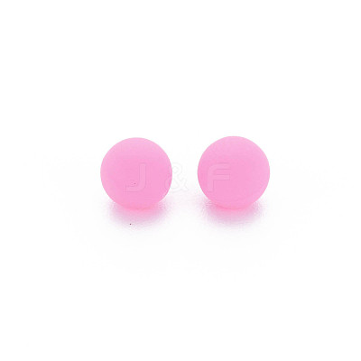 Opaque Acrylic Beads PAB702Y-B01-03-1
