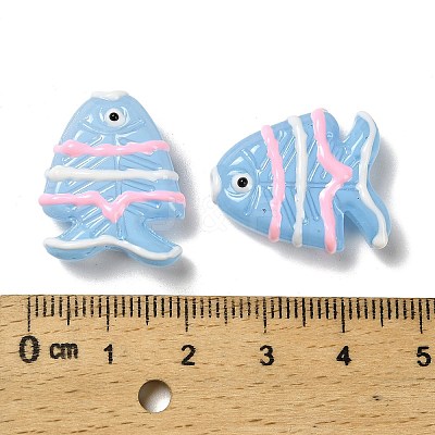 Baking Paint Glass Beads LAMP-I032-01D-1