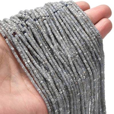 Natural Angelite Beads Strands G-RM2025-32A-06-1