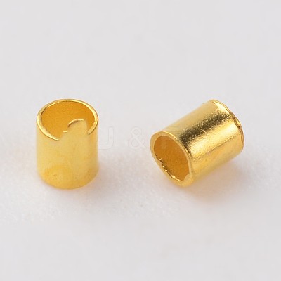 Brass Crimp Beads X-E001-NFG-1