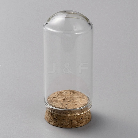 Clear Glass Dome Cover CON-WH0085-82C-1