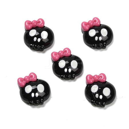 Halloween Opaque Resin Cabochons CRES-I045-01F-01-1